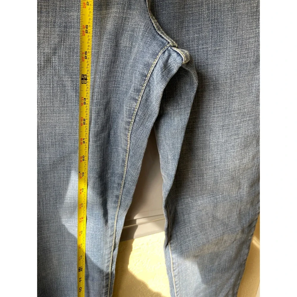 Elle Moss High Rise Slim Straight Ankle 10/30 Jean - Picture 2 of 3